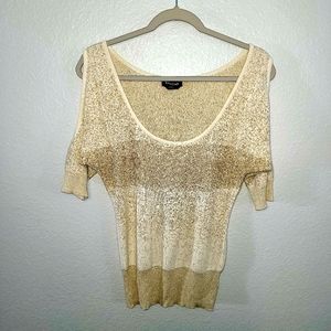 Bebe Cold Shoulder Women's Top Size Small
